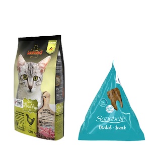 LEONARDO, Sparpaket Leonardo 2 x Grossgebinde - Adult Geflügel Grainfree (2 x 7,5 kg), Leonardo Cat Food Trockenfutter Adult Geflügel, 7.5 kg