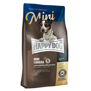 Happy Dog Supreme Sensible, Sparpaket: 2 x Großgebinde Happy Dog Supreme Hundefutter - Mini Canada (2 x 4 kg), 