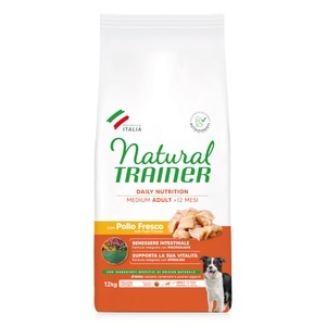Trainer Natural Dog, Trainer Natural Medium Huhn, Reis, Aloe vera - Sparpaket: 2 x 12 kg, Natural Trainer Adult Medium mit Huhn - 12 kg