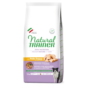 Trainer Natural Dog, Trainer Natural Medium Senior - Sparpaket: 2 x 12 kg, Natural Trainer Medium Senior - 12 kg