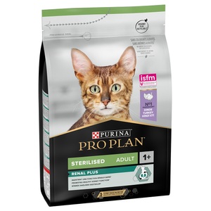 Pro Plan, Pro Plan Sterilised Adult reich an Truthahn - 3 kg, Zum Sonderpreis! PURINA PRO PLAN 3 kg - Sterilised Adult Renal Plus Truthahn