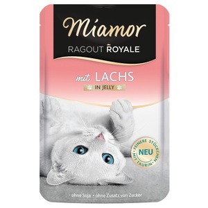 Miamor, Miamor Ragout Royale in Jelly 22 x 100 g - Lachs, Miamor Ragout Royale Lachs (100g)