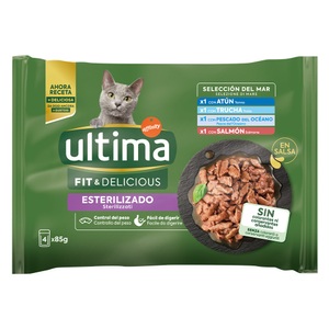 Ultima Cat Sterilized 48 x 85 g - Fischauswahl