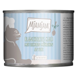 MjAMjAM, MjAMjAM an Sosse 6 x 185 g - blanchiertes Kalb mit leckeren Möhrchen, MjAMjAM an Sosse 6 x 185 g - blanchiertes Kalb mit leckeren Möhrchen