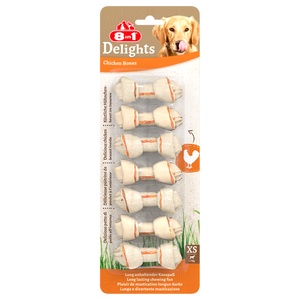 8in1, 8in1 Delights Kauknochen XS, 7 Stück - XS, 7 Stück (à 84 g), 8in1 Delights Kauknochen Hähnchenfleisch XS 7 Stück