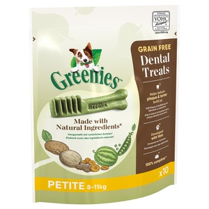 Greenies, Greenies Zahnpflege-Kausnacks Grainfree 170 g - 3 x Petite (510 g / 30 St.), 