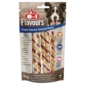 8in1, 8in1 Triple Flavour Twists - 70 g (10 Stück), 8in1 Triple Flavour Sticks (10x70g)