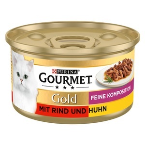 Gourmet, Gourmet Gold Feine Komposition 12 x 85 g - Rind & Huhn, Gourmet Gold Feine Komposition 12 x 85 g - Rind & Huhn