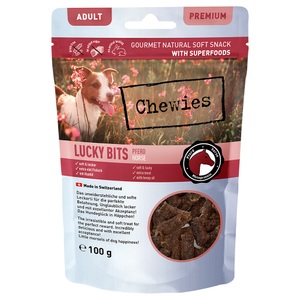 Chewies, Chewies Lucky Bits Adult - Sparpaket: Pferd 3 x 100 g, Chewies Lucky Bits Adult - Pferd 100 g