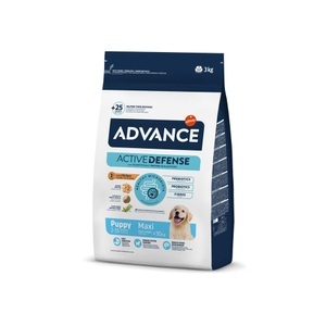 Advance, Advance Puppy Maxi Huhn und Reis (Hunde , Hundefutter , Trockenfutter) 12 Kg, Advance Maxi Puppy Protect - 3 kg