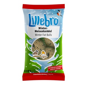 Lillebro, Lillebro Winter-Meisenknödel - 6 Stück à 90 g, 