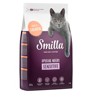 Smilla, Smilla Adult Sensitive Getreidefrei Lachs - Sparpaket 20 kg (5 x 4 kg), Smilla Adult Sensitive Lachs - getreidefrei - 4 kg