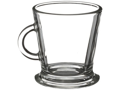 CONFORAMA, Kaffeebecher KREA Glas, Kaffeebecher KREA 18cl Glas durchsichtig 1 Stück