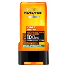 L´Oréal Men Expert, L´OrÉal Men Expert L´OrÉal Men Expert Hydra Energy Duschgel mit Taurin Aufwach-Kick duschgel 250.0 ml, L'Oréal Paris Men Expert Hydra Energy Shampoo und Duschgel