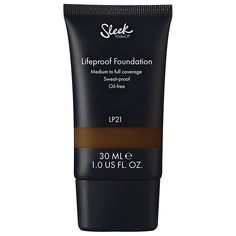 Sleek, Sleek MakeUP Lifeproof Foundation-Brown, 