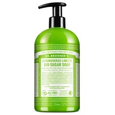 Dr. Bronner's, Dr. Bronner's Flüssigseife Dr. Bronner's Flüssigseife Shikakai Soap Lemongrass-Lime Flüssigseife 710.0 milliliter, Dr. Bronner's Dr. Bronner's BIO SUGAR SOAP Zitronengras-Limette duschgel 710.0 ml