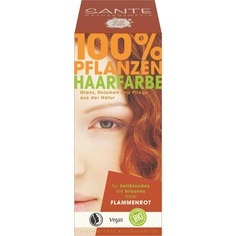 SANTE, Sante Flammenrot Pulver Haarfarbe 100g, Pflanzenhaarfarbe Flammenrot bio (100g)