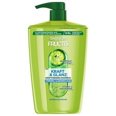 Garnier, Garnier Fructis Garnier Fructis Kraft und Glanz Kräftigendes Shampoo mit Grapefruitextrakt haarshampoo 1000.0 ml, GARNIER FRUCTIS Kraft & Glanz Shampoo XXL (1000ml)