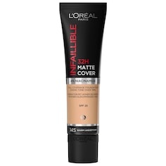 undefined, Infaillible 24H Matte Cover Foundation 30.0 milliliter, LOréal Infaillible - 24H Matte Cover 145 Beige Rose/Rose Beige