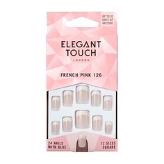 Elegant Touch, Elegant Touch Artificial Nails Elegant Touch Artificial Nails French Nails - 126 S Pink 1.0 pieces, Elegant Touch Elegant Touch French Nails - 126 S Pink kunstnaegel 1.0 pieces