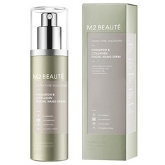 M2 Beauté, M2 Beauté Ultra Pure Solution Hyaluron & Collagen Facial Nano Spray Gesichtsspray 75ml, M2 Beauté Ultra Pure Solutions Hyaluron and Collagen 75ml