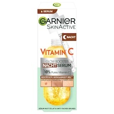 Garnier, Skinactive Face - Vitamin C Glow Booster Serum Night, Garnier Vitamin C Nachtserum 30ml Damen