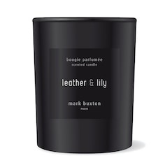 Mark Buxton Perfumes, Mark Buxton Perfumes Black Collection Mark Buxton Perfumes Black Collection Leather & Lily 180.0 g, Mark Buxton Perfumes Black Collection Mark Buxton Perfumes Black Collection Leather & Lily kerze 180.0 g