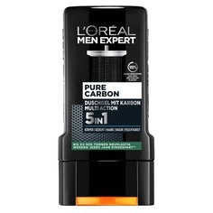 L´Oréal Men Expert, L´OrÉal Men Expert L´OrÉal Men Expert Carbon Clean 5in1 Multi-Action Duschgel duschgel 250.0 ml, L'Oréal Men Expert - Carbon Clean Karbonduschgel 5in1 Multiaction Waschgel