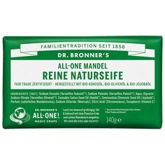 Dr. Bronner's, Dr. Bronner's Seife Dr. Bronner's Seife Almond Stückseife 140.0 gram, Dr. Bronner's Dr. Bronner's Reine NATURSEIFE Mandel seife 140.0 g