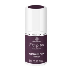 Alessandro, Striplac Peel or Soak - Sparkly Plum, Alessandro Striplac Alessandro Striplac uv_nagellack 5.0 ml