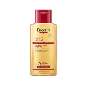 Eucerin, Eucerin Reinigung Eucerin Reinigung pH5 Duschöl Empfindliche Haut Duschgel 200.0 milliliter, Eucerin pH5 Duschöl ? Rückfettende Reinigung für trockene, strapazierte Haut mit natürlichen Pflegeölen