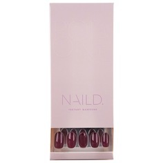 NAILD, NAILD künstliche Fingernägel NAILD künstliche Fingernägel Cherry 1.0 pieces, NAILD NAILD Cherry Round kunstnaegel 1.0 pieces
