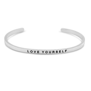 simple pledge, simple pledge Armreif - Love Yourself Silber - TSP-S-LY, simple pledge Armreif - Love Yourself Silber - TSP-S-LY