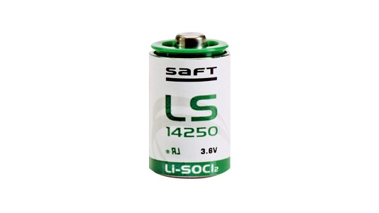 Saft, Saft Lithium-Batterie LS-14250, 1/2 Mignon AA, 3,6 V, 1200 mAh, Saft Lithium-Batterie LS-14250, 1/2 Mignon AA, 3,6 V, 1200 mAh