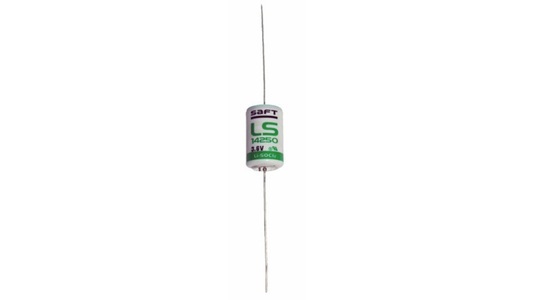 Saft, Saft Lithium Batterie mit Axialdrähten LS-14250CNA, 1/2 AA Mignon, 3,6 V, 1200 mAh, Saft Lithium Batterie mit Axialdrähten LS-14250CNA, 1/2 AA Mignon, 3,6 V, 1200 mAh