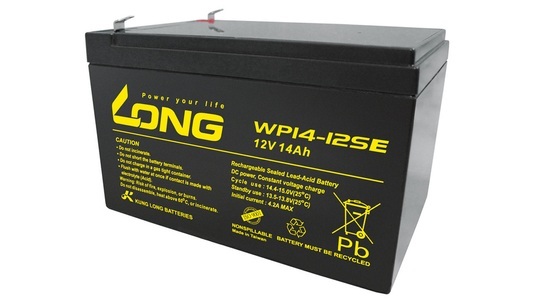 Kung Long, Kung Long Blei-Vlies-Akku WP14-12SE, 12 V, 14 Ah, zyklenfest, Kung Long Blei-Vlies-Akku WP14-12SE, 12 V, 14 Ah, zyklenfest