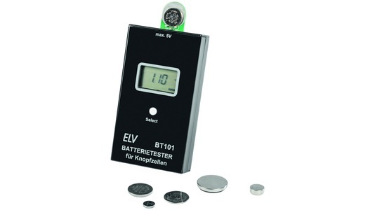 ELV, ELV Batterietester für Knopfzellen BT101, Bausatz, ELV Bausatz Batterietester für Knopfzellen BT101
