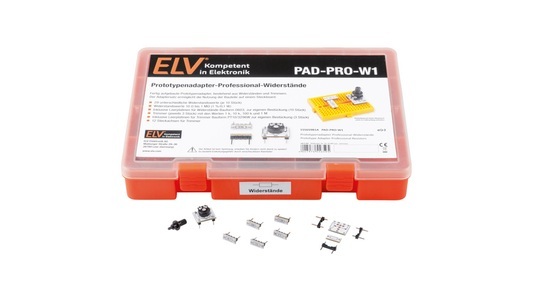 LoRIS, ELV Aufbewahrungsbox mit Widerständen und Trimmer PAD-PRO-W1, 300 Teile, ELV Aufbewahrungsbox mit Widerständen und Trimmer PAD-PRO-W1, 315 Teile