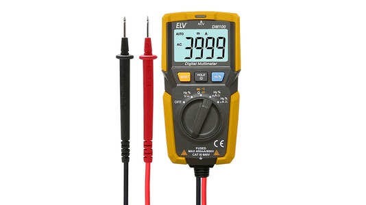 ELV, ELV digitales Pocket-Multimeter DM100, ELV digitales Pocket-Multimeter DM100, inkl. berührungsloser Spannungsprüfer