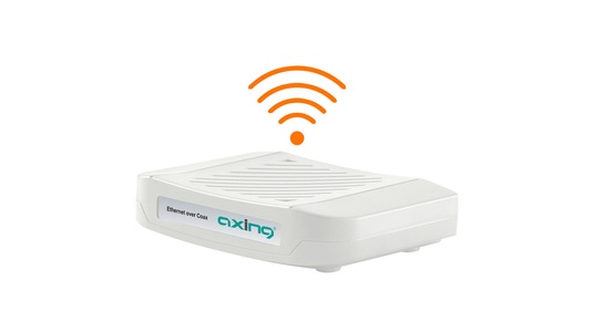 AXING, Axing Peer-to-Peer 1800 WLAN Ethernet over Coax IP-Einspeiser, Axing Peer-to-Peer 1800 WLAN Ethernet over Coax IP-Einspeiser