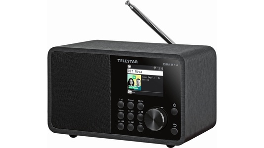 Telestar, Telestar Hybrid-Digitalradio DIRA M1A mit Notfall-Warnsystem EWF, DAB+/UKW/Internetradio, Bluetooth, 
