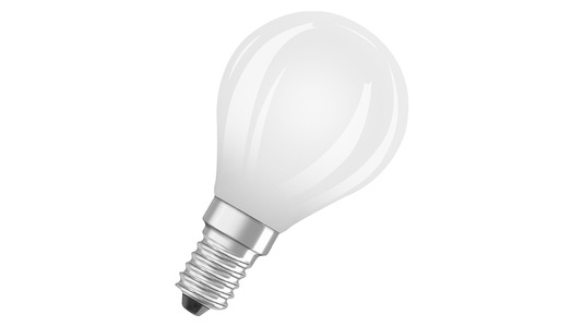 Osram, OSRAM 4099854066351 LED EEK C (A - G) E14 Globe (mini) 2.9 W = 40 W Warmweiß (Ø x H) 45 mm x 45 mm dimmbar 1 St., OSRAM Hocheffiziente 2,9-W-LED-Lampe SUPERSTAR+, E14, 470 lm, 2700 K, 162 lm/W, FR, EEK C, dimmbar