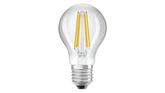 Osram, OSRAM 4099854009617 LED EEK A (A - G) E27 Glühlampenform 5 W = 75 W Warmweiß (Ø x H) 60 mm x 60 mm 1 St., OSRAM Hocheffiziente 5-W-Filament-LED-Lampe A75, E27, 1055 lm, warmweiß, 3000 K, 210 lm/W, EEK A