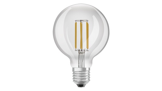 OSRAM Lighting, OSRAM Hocheffiziente 3,8-W-Filament-LED-Lampe GLOBE95, E27, 840 lm, warmweiß, 3000 K, EEK A, 