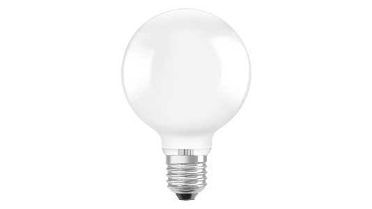 Osram, OSRAM 4099854009679 LED EEK A (A - G) E27 Globeform 4 W = 60 W Warmweiß (Ø x H) 95 mm x 95 mm 1 St., OSRAM Hocheffiziente 4-W-LED-Lampe GLOBE95, E27, 840 lm, warmweiß, 3000 K, matt, 210 lm/W, EEK A