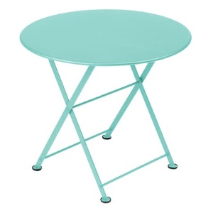Fermob, Couchtisch Tom Pouce metall blau / Ø 55 cm - Fermob blau en metall, Couchtisch Tom Pouce metall blau / Ø 55 cm - Fermob blau en metall