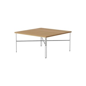 Nine, Couchtisch Inline holz natur / 80 x 80 x H 40 cm - NINE holz natur en holz, Couchtisch Inline holz natur / 80 x 80 x H 40 cm - NINE holz natur en holz