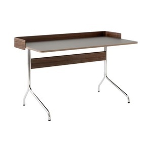 &tradition, Pavilion AV17 Schreibtisch / Nussbaum lackiert & Schwarz - &tradition grau en plastikmaterial, Schreibtisch Pavilion AV17 plastikmaterial grau holz natur / Nussbaum lackiert & Schwarz - &tradition holz natur en holz