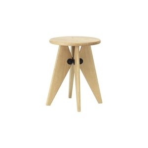 Vitra, Solvay Hocker / By Jean Prouvé, 1941 - Vitra holz natur en holz, Hocker Bois holz natur / By Jean Prouvé, 1941 - Vitra holz natur en holz