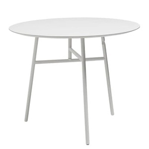 Hay, Tilt Top Klapptisch / Ø 90 cm - Holz & Metall - Hay weiß en metall/holz, Klapptisch Tilt Top metall holz weiß / Ø 90 cm - Holz & Metall - Hay weiß en holz